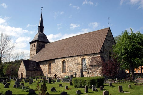photo of Botkyrka Church in Fiskarhagen, Sweden.