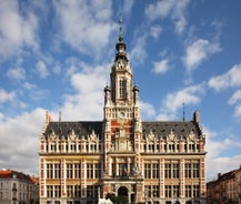 Brussels, Grand Place in beautiful summer sunrise, Belgium