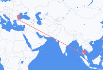 Flyg från Hat Yai till Istanbul