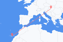 Las Palmas to Budapest