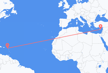 Saint Kitts to Larnaca