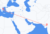 아마다바드에서 출발해 아테네로 향하는 항공편