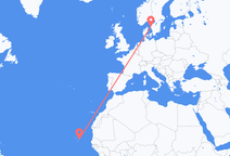 Flyg från Boa Vista (kommun i Brasilien, Roraima, lat 3,19, long -60,61) till Göteborg