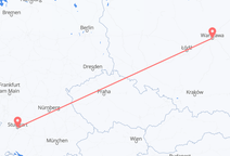 Flights from Stuttgart to Warsaw