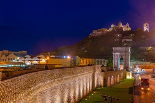 Photo of the Basilica of Santa Maria degli Angeli near Assisi in Italy.