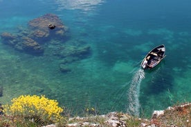 Tour privato di un giorno al lago di Ocrida e dell'Albania da Ocrida