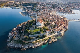 Viagem privada de um dia a Rovinj com degustação de vinhos incluída em Pula