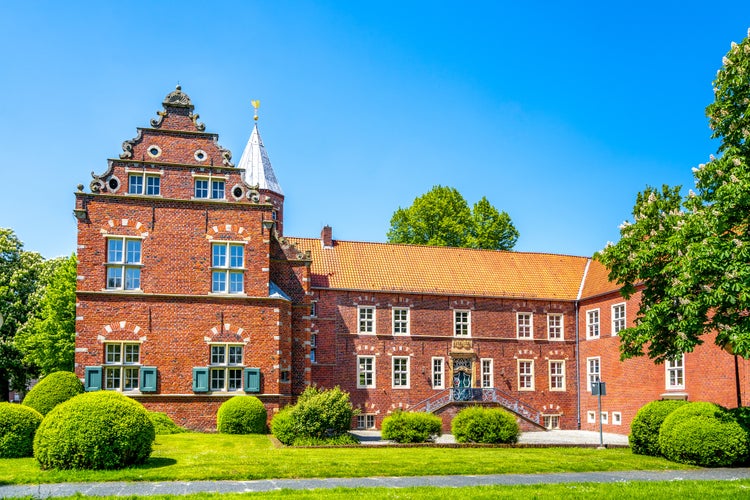 Photo of Castle Haneburg in Leer, Lower Saxony, Germany.