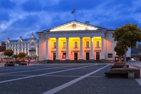 Aerial view of Vilnius old city.