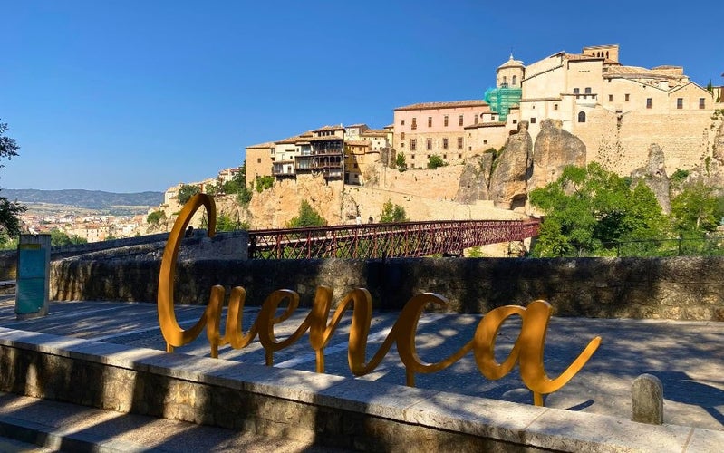 Cuenca, Spain. View over the old town