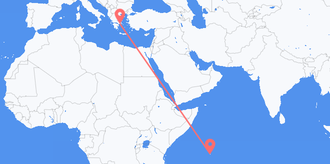 Flüge von die Seychellen nach Griechenland