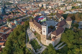 Ljubljana: Aðgangsmiði að kastala með valfrjálsri sporvagnsferð