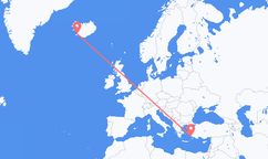 Flights from Reykjavík to Bodrum