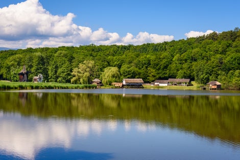 Photo of Dumbrava Sibiului Natural Park, Sibiu, Romania.