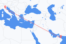 Flights from Muscat to Bologna