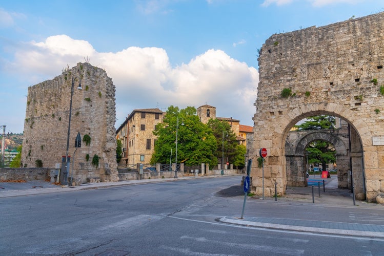 Photo of Old fortification at Ascoli Piceno in Italy.