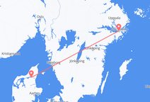 ストックホルムからオールボー行きのフライト
