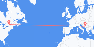 Flüge von Kanada nach Bosnien und Herzegowina