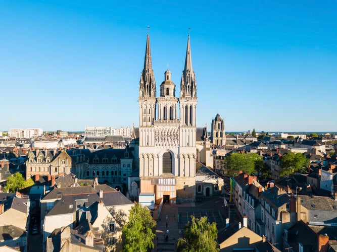 Photo of Saint Maurice Cathedral of Angers is the seat of the Roman Catholic Diocese of Angers in France.