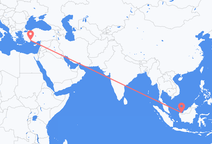 Flyrejser fra Kuching til Antalya