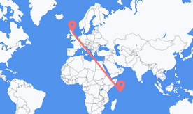 Flights from Seychelles to Scotland