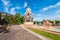 photo of beautiful morning at Brunswick Monument is a mausoleum of Charles II Duke of Brunswick in Geneva city, Switzerland.