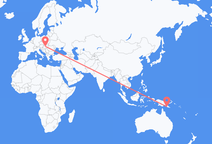 Flights from Port Moresby to Budapest