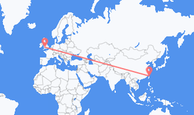 Flights from Taiwan to Wales