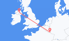 Flights from Luxembourg to Northern Ireland