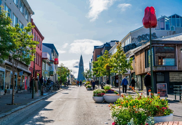 Photo of Reykjavk, Iceland .