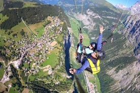 Mürren: Svifvængjaflug Panorama Tvífaraflug Full Reynsla