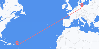 Flights from St. Kitts & Nevis to Germany