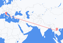 Flights from Vientiane to Rome