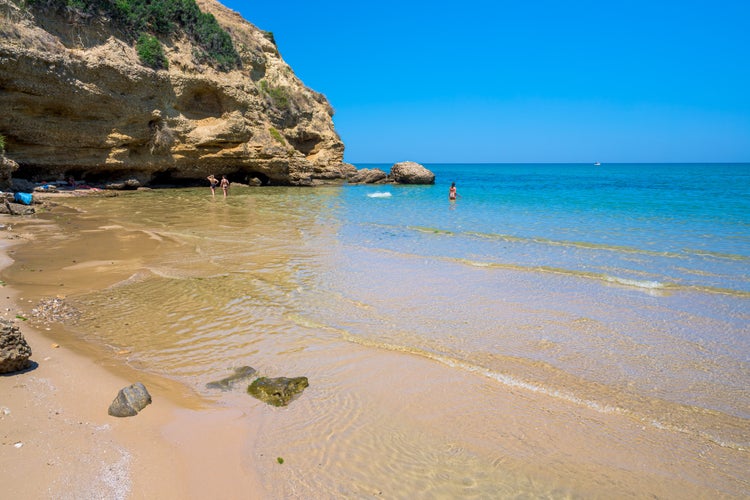 Photo of Punta Aderci and Punta Penna beautiful beach, Vasto, Abruzzo in southern Italy, on Costa dei Trabocchi.