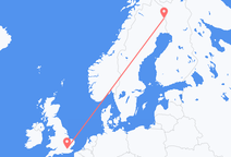 Flyrejser fra Pajala til London