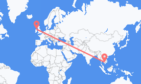 Flights from Cambodia to Northern Ireland