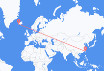 Taipei to Reykjavík