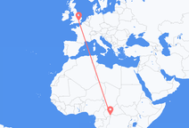 Flights from Bangui to London