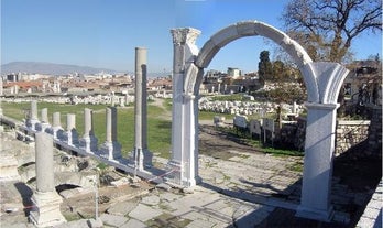 Konak Square view from Varyant. Izmir is popular tourist attraction in Turkey.