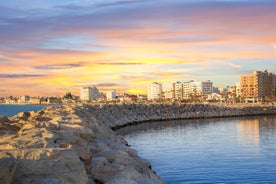 Photo of aerial view of Paphos with the Orthodox Cathedral of Agio Anargyroi, Cyprus.