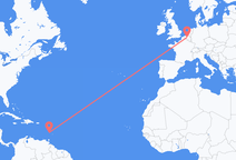 Flights from Saint Lucia to Brussels