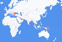 Flights from Port Moresby to Izmir