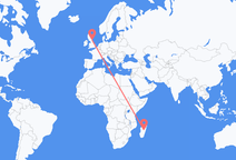 Antananarivo to Newcastle upon Tyne