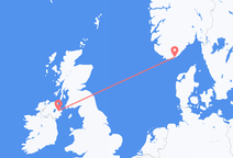 Flyrejser fra Kristiansand til Belfast