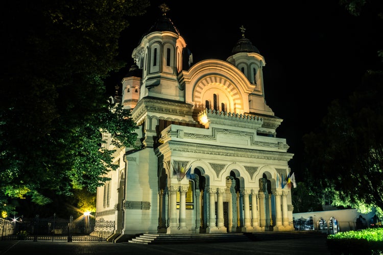 Photo of Orthodox Cathedral from Galati, Romania.