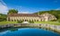 Beautiful view of famous Cistercian Abbey of Fontenay, a UNESCO World Heritage Site since 1981, in the commune of Marmagne, Burgundy, France