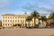 Piazza d'Italia in Sassari, Sardinia island, Italy