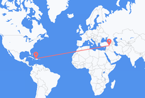 ハイチのカパイシアンから、トルコのマーディンまでのフライト