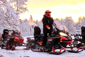 Rovaniemi: Guided Wilderness Snowmobile Ride