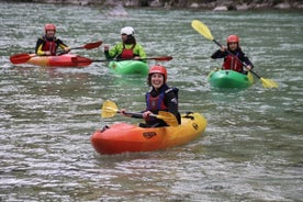 Gita guidata in kayak sit on top sul fiume Soča